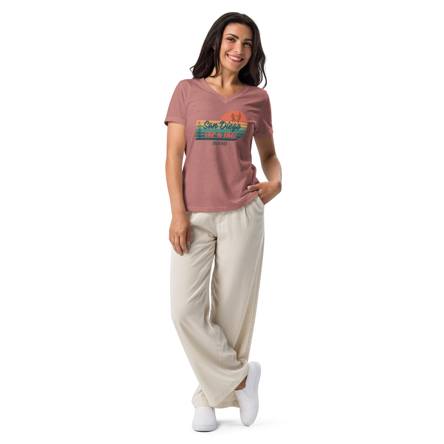 Women’s relaxed v-neck t-shirt